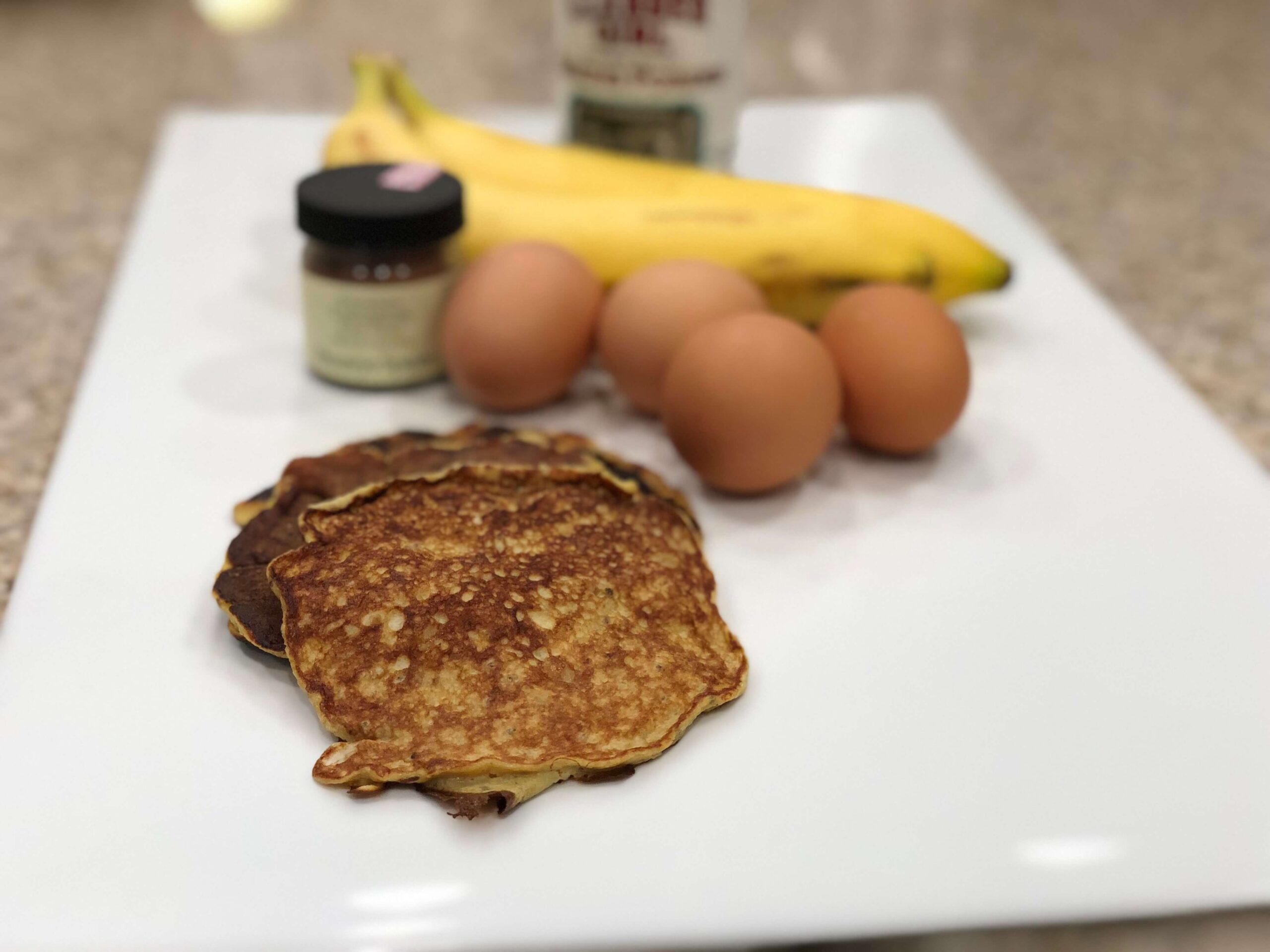 Banana egg panner cakes