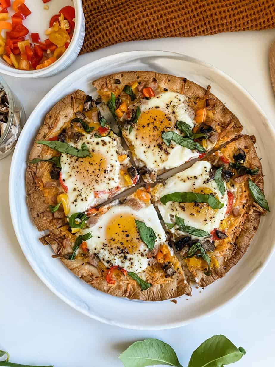 Breakfast pizza 2