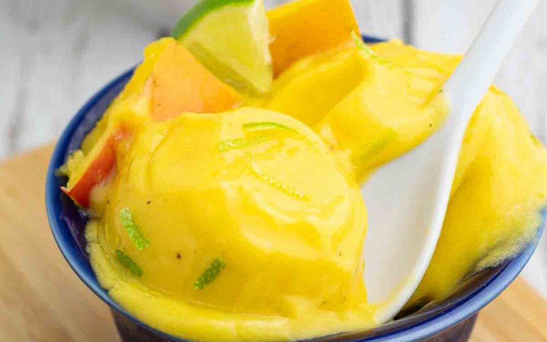 Mango Lime Ice Cream: A Creamy And Zesty Treat